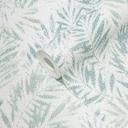 Papel pintado hojas blanco, verde - papel pintado moderno no tejido papel pintado motivo hojas de palmera