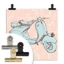 Poster - Illustrated Vespa