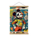 Tekstil plakat Treechild - Astronaut Mickey
