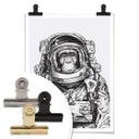 Póster Mono Espacial