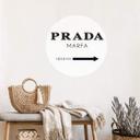 Muursticker Rond Prada Marfa