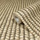 vliesbehang met kurkvlecht look beige, bruine textiellook