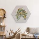 Hexagone - alu-Dibond Frida Floral Studio - Thorax Floral