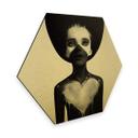 Hexagon Alu-Dibond Goudeffect - Ireland - Hold on