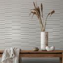 Papel pintado no tejido rayas horizontales rayas modernas en blanco
