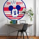 Selvklæbende tapet - Mickey Oh Boy - 125 x 125 cm