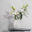 blomstret tapet, non-woven tapet Kumano hvid