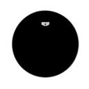 Wandspiegel rund schwarz modern - Singapur - Ø 60 cm