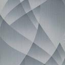 3D tapet, geometrisk vægbeklædning Fashion for Walls 4 af Guido Maria Kretschmer sølv