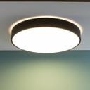 Deckenleuchte Niklas, schwarz, Ø 49 cm, Deckenlampe, dimmbar