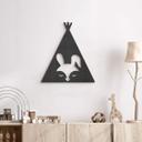 MDF - Decoración en madera - Tipi - Conejito