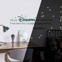Sticker mural - All our dreams + étoiles fluorescentes