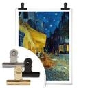 Póster van Gogh - Terraza del café al atardecer