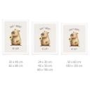 Poster Capybara - Don't worry be capy