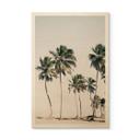 Cuadro de madera Palmeras tropicales en la playa - Sisi & Seb