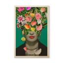 Cuadro de madera Frida Floral - Frida Floral Studio