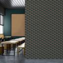 3D tapet terningemønster blå brun sort - geometrisk Ikke-vævet tapet moderne