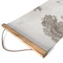 Textielposter Landschap met tuinlandschap in beige - Ms Tiff - Panorama