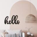 Letras decorativas Hello - letras acrílicas