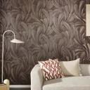 Tapet med bladmotiv Elysium brown