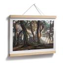 Póster Bosque sagrado de pinos - Ryu