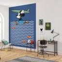 Tapet - Mickey tager ud og surfer - 200 x 280 cm