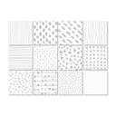 Azulejos Adhesivos formas - gris - lote de 12