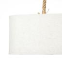 Pendelleuchte Milan, braun, 120 x 70,5 cm, Textil Pendelleuchte