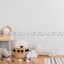 A.S. Création Lovely Kids Frise autocollante enfant - Bleu, Gris