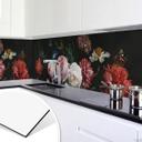 Keukenachterwand de Heem - Stilleven met Bloemen in Vaas