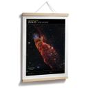 Póster Telescopio James Webb - Huracán cósmico Herbig Haro 49/50