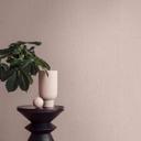 Non-woven tapet i taupe - Elegant ensfarvet tapet med fin struktur til stilfuldt interiør