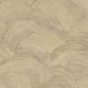 Papel pintado ondulado beige, marrón, dorado - papel pintado moderno brillante para la cocina