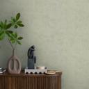 Papier peint intissé botanique - design de feuilles discret en taupe & ton naturel