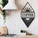 MDF Decoratie Coffee Day and Night (9-delig)