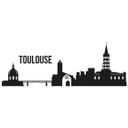 Muursticker Skyline Toulouse