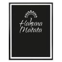 Plakat - Hakuna Matata med blomster