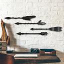 Decoración acrílica flechas indias (set de 4)