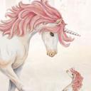 Fotomural de habitación infantil bosque de cuento con unicornios - Kikki Belle