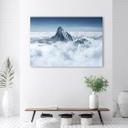 Canvasbillede, Alperne over skyerne