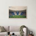 Billede af træ Hertha BSC - Blå og hvid koreografi på det olympiske stadion