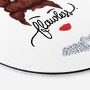 Tableau sur alu-Dibond rond Tohmé - Flawless Audrey 