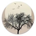 Wandcirkel Kubistika - Dreaming of Winter