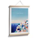Plakat Huse på Santorini - Rivers