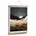 Póster SpaceFrog Designs - Estrellas doradas