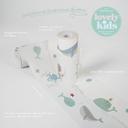 A.S. Création Lovely Kids Frise autocollante enfant - Bleu, Gris