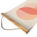 Póster de tela Formas geométricas en naranja-rosa - 1X Studio