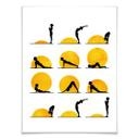 Plakat - Kubistika - Yoga