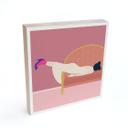 Billede af træ til at sætte op - Maddies Mood - Jota de jai - 15x15 cm