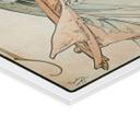 Akrylbillede Mucha - Four Arts: Poesi